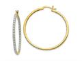FJC Finejewelers 14 kt Yellow Gold Lab Grown Diamonds In/Out Hoop Earrings gqem5423088ylg