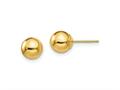 FJC Finejewelers 14 kt Yellow Gold Madi K Polished Ball Post Earrings 7 x 7 mm gqse104