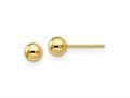 FJC Finejewelers 14 kt Yellow Gold Polished Ball Post Earrings 4 x 4 mm gqx4mmg