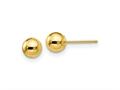 FJC Finejewelers 14 kt Yellow Gold Polished Ball Post Earrings 5 x 5 mm gqx5mmg