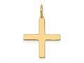 FJC Finejewelers 14 kt Yellow Gold Laser Designed Greek Cross Charm 22 x 15 mm gqxr976