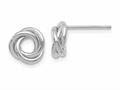 FJC Finejewelers 10k White Gold Polished Post Earrings lestb49