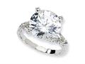 Cheryl M™ Sterling Silver Fancy CZ Ring qcm187