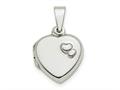 FJC Finejewelers Sterling Silver Polished 13mm Heart Locket Pendant Necklace 18 inch chain included qls776