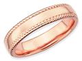 Stackable Expressions Sterling Silver Pink-plated Stackable Ring qsk312