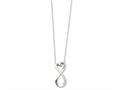 Sentimental Expressions(tm) Sterling Silver Polished Infinite Love 18 Inch Necklace qsx204
