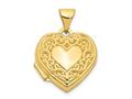FJC Finejewelers 14k Scroll Heart Locket Pendant Necklace 18 inch chain included xl131