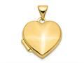 FJC Finejewelers 14k Plain Heart Locket Pendant Necklace 18 inch chain included xl434