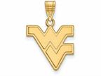 14k Yellow Gold Logoart West Virginia University Medium Pendant Style number: 4Y003WVU