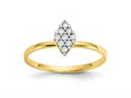 FJC Finejewelers 10 kt Yellow Gold CZ Promise Ring 1 mm Style number: GQ10C1176
