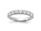 FJC Finejewelers 14 kt White Gold 1.25 ct. 9 Stone G H I True Light Moissanite Band 3 mm Style number: GQDB00059150MT