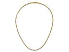 FJC Finejewelers 14 kt Two Tone Gold Two-Tone Polished Fancy Link Necklace 18 Inches x 2 mm Style number: GQSF283318