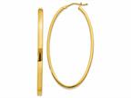 FJC Finejewelers 14k Yellow Gold Polished Oval Hoop Earrings Style number: PRE795