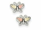 FJC Finejewelers Sterling Silver Butterfly Post Earrings Style number: QBH133