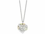FJC Finejewelers Sterling Silver Horse In Heart Necklace Style number: QBH170