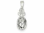 FJC Finejewelers Sterling Silver Pineapple Pendant Necklace - Chain Included Style number: QC6152