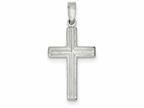 FJC Finejewelers Sterling Silver Polished Cross Pendant Necklace - Chain Included Style number: QC7291
