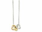 FJC Finejewelers Sterling Silver Polished Fancy Heart Necklace Style number: QG2897