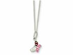 FJC Finejewelers Sterling Silver Butterfly Necklace Style number: QG3377