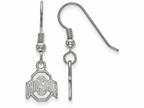 LogoArt Sterling Silver Ohio State University Xs Dangle Earrings Wire Style number: SS006OSU