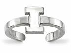 LogoArt Sterling Silver University Of Illinois Toe Ring Style number: SS029UIL