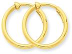 FJC Finejewelers 14k Yellow Gold Non-pierced Hoop Earrings Style number: X94