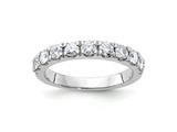 FJC Finejewelers 14 kt White Gold 1/2 ct 9 Stone G H I True Light Moissanite Band 2 mm style: GQDB00059050MT