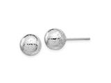 FJC Finejewelers 925 Sterling Silver Rhod Radiant Essence Ball Post Earrings 10 x 10 mm style: GQQLE1272