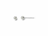 Finejewelers 14k White Gold Polished 3mm Ball Post Earrings style: LES20Z