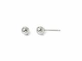 FJC Finejewelers 14k White Gold Polished 4mm Ball Post Earrings style: LES21Z