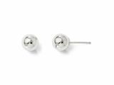 FJC Finejewelers 14k White Gold Polished 6mm Ball Post Earrings style: LES22Z
