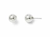 Finejewelers 14k White Gold Polished 7mm Ball Post Earrings style: LES87Z