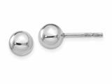 FJC Finejewelers Sterling Silver Polished Ball Post Earrings style: LESVA22