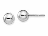 FJC Finejewelers Sterling Silver Polished Ball Post Earrings style: LESVA23