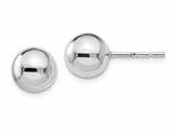 FJC Finejewelers Sterling Silver Polished Ball Post Earrings style: LESVA24