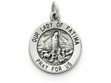 FJC Finejewelers Sterling Silver Our Lady Of Fatima Medal Pendant Necklace - Chain Included style: QC5580