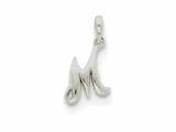 FJC Finejewelers Sterling Silver Initial M Pendant Necklace - Chain Included style: QC6512M