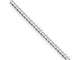 FJC Finejewelers 10 Inch Sterling Silver 2mm Curb Chain Ankle Bracelet style: QCB060
