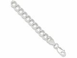 FJC Finejewelers Sterling Silver Double Link Charm Bracelet style: QCH100