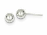 Finejewelers Sterling Silver Polished 6mm Ball Earrings style: QE1831
