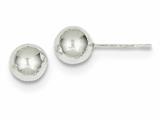 FJC Finejewelers Sterling Silver Polished 7mm Ball Earrings style: QE1832