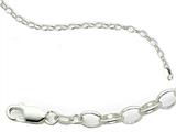 FJC Finejewelers Amore LaVita™ Sterling Silver 5mm Rolo Charm Bracelet style: QFC888