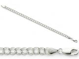 Amore LaVita™ Sterling Silver 7inch Polished Charm Bracelet 7 inches (5.25mm) style: QG11627
