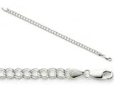 Amore LaVita™ Sterling Silver 8inch Polished Charm Bracelet 8 inches (5.25mm) style: QG11628
