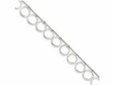 FJC Finejewelers Sterling Silver Dangle Circles Anklet style: QG2343