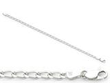 Amore LaVita™ Sterling Silver 4.3mm Open Link Charm Bracelet 7 inches style: QLL1207