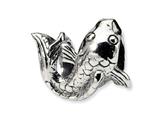 Reflections™ Sterling Silver Fish Bead / Charm style: QRS1092