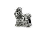 Reflections™ Sterling Silver Shih Tzu Bead / Charm style: QRS1276