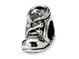 Reflections™ Sterling Silver Baby Shoe Bead / Charm style: QRS214
