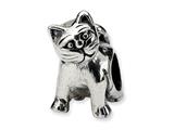 Reflections™ Sterling Silver Cat Bead / Charm style: QRS271